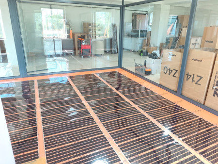 Ofis yerden ısıtma- Parke altı ısıtma